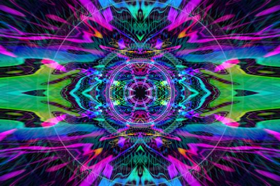 VJ Kaleidoscope Tunnel Psychedelic Mandala