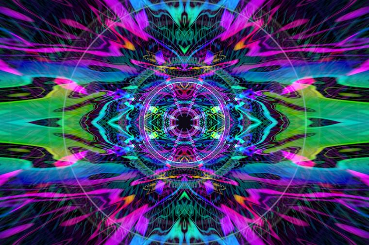 VJ Kaleidoscope Tunnel Psychedelic Mandala